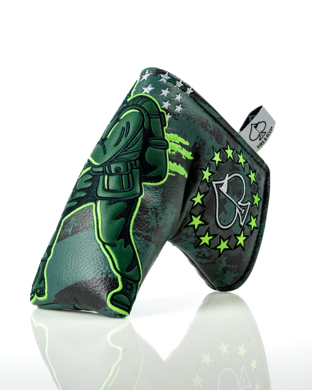 Pins & Aces Army Man Blade Putter Headcover