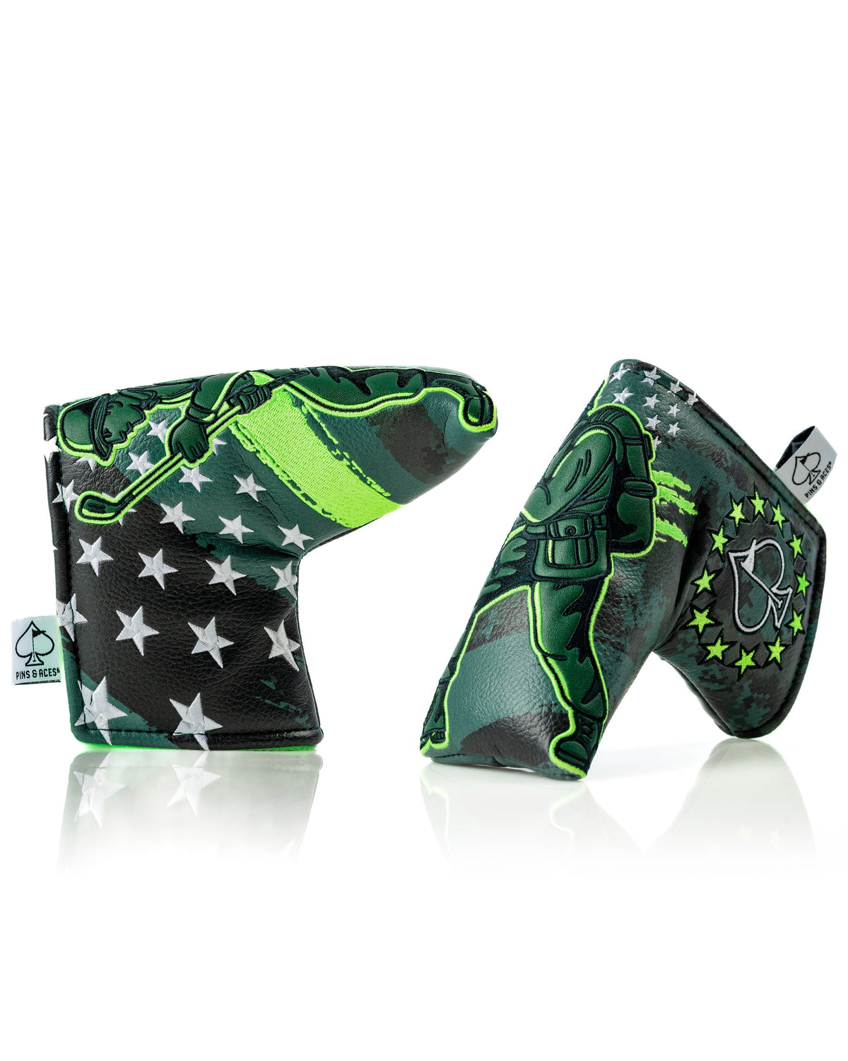 Pins & Aces Army Man Blade Putter Headcover