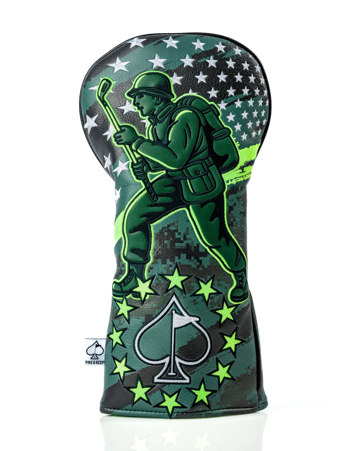 Pins & Aces Army Man Driver Headcover
