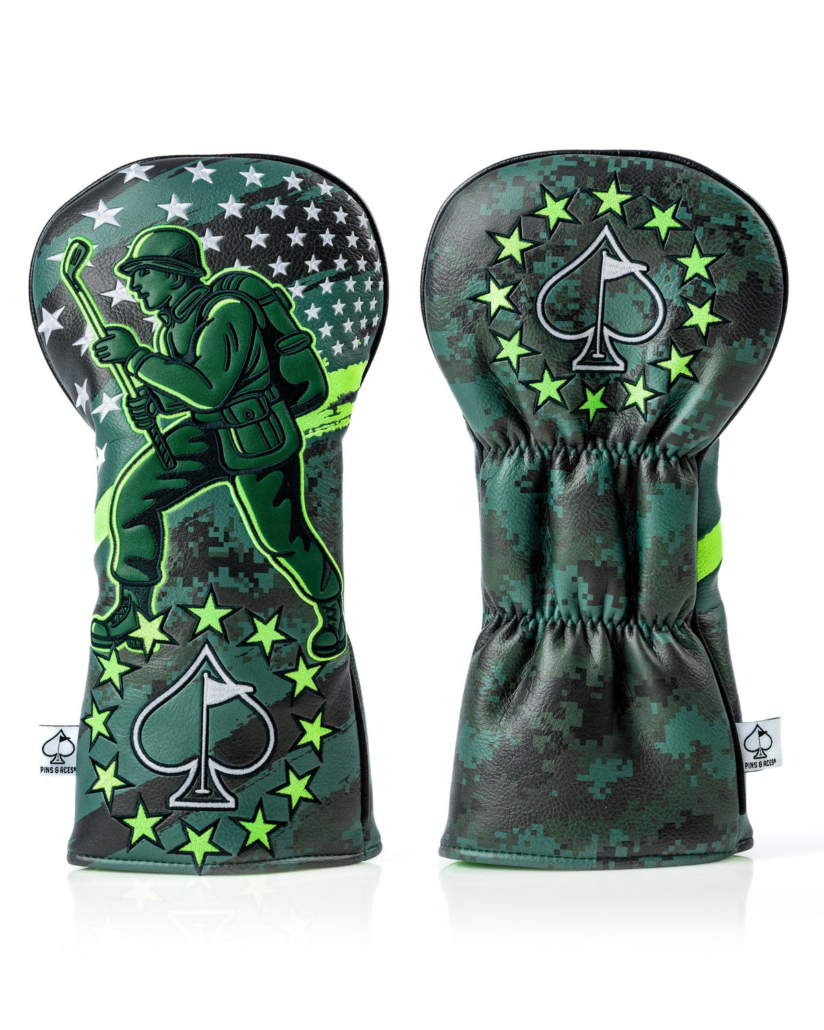 Pins & Aces Army Man Driver Headcover