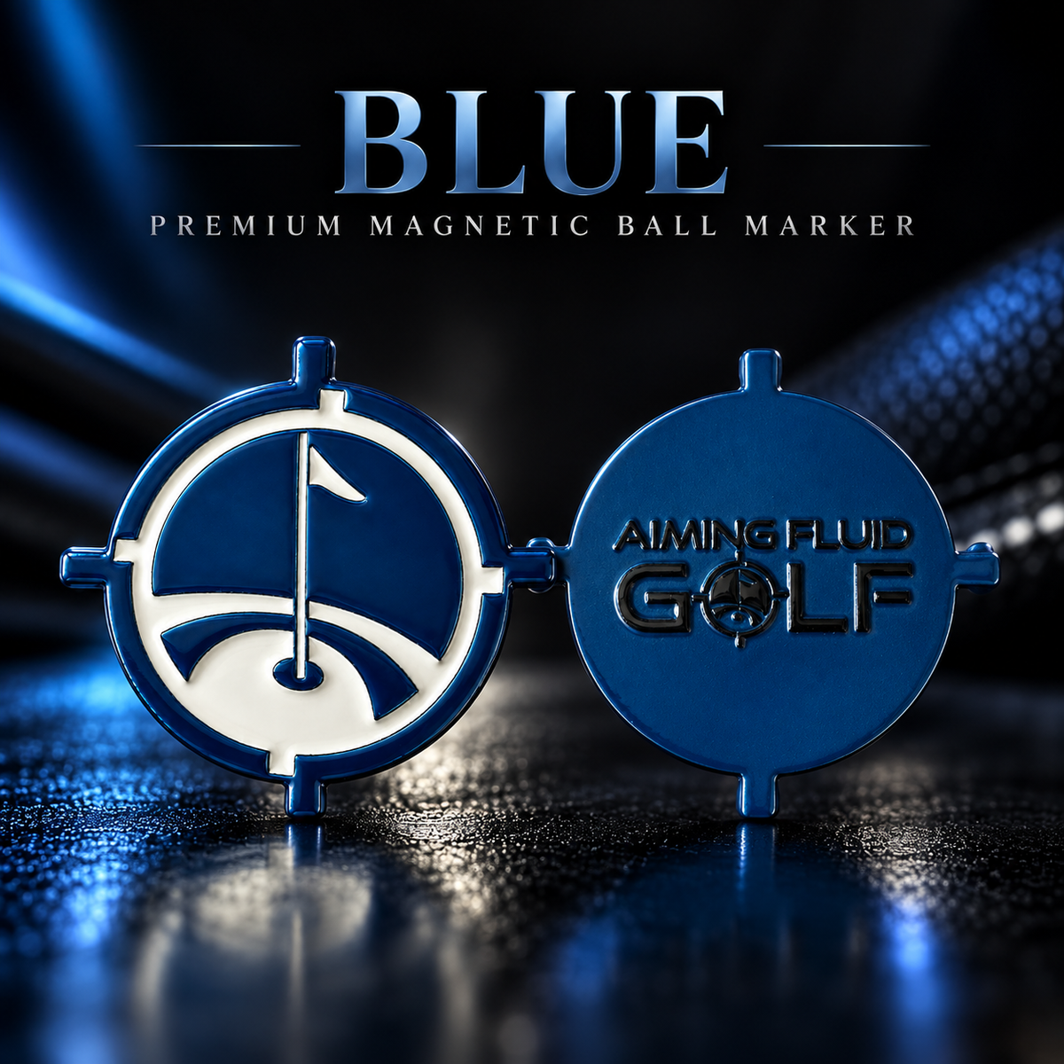Premium Magnetic Metal Golf Ball Marker