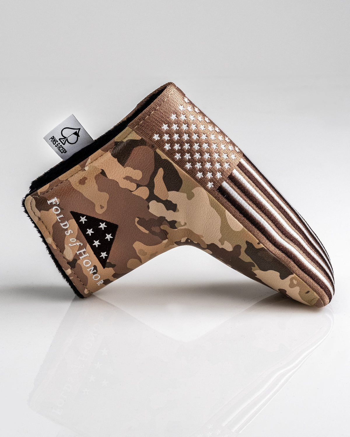 Pins & Aces Folds of Honor 2.0 Blade Putter Headcover