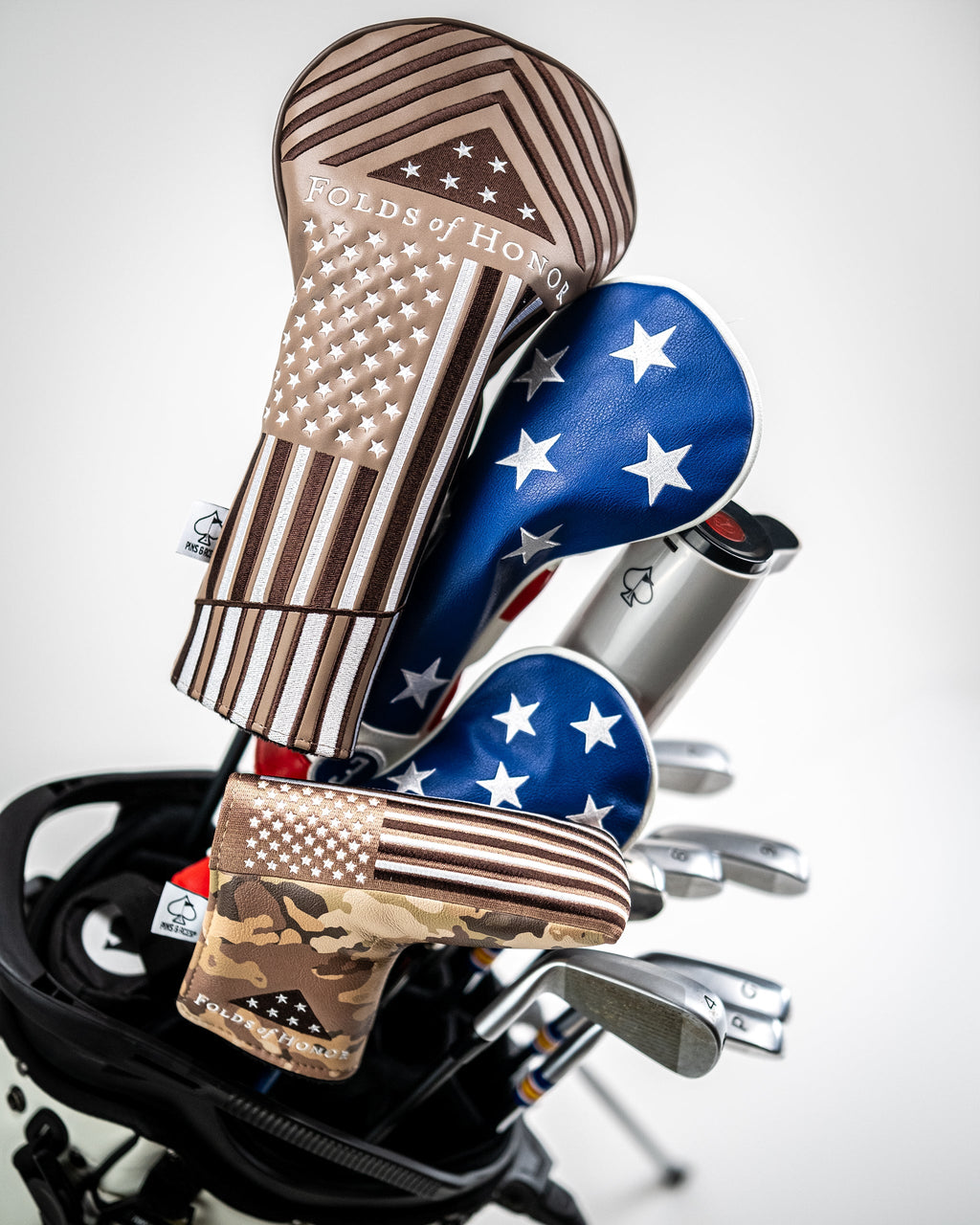 Pins & Aces Folds of Honor 2.0 Blade Putter Headcover