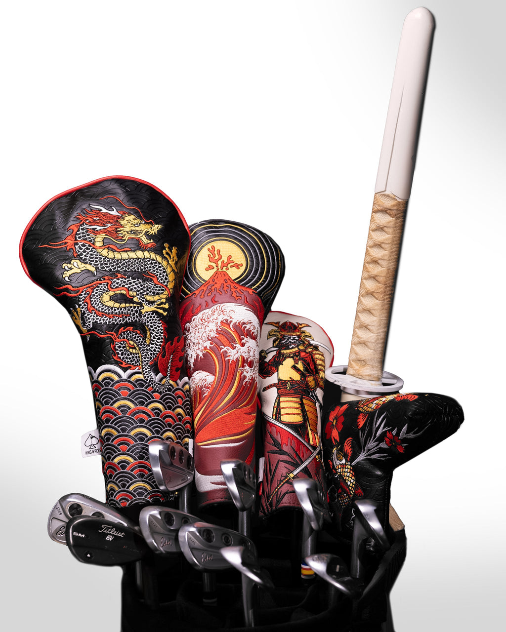 Pins & Aces Koi Flow Blade Putter Headcover