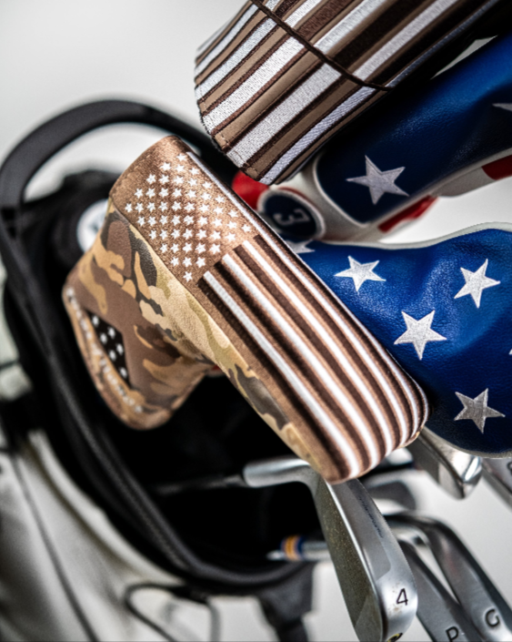 Pins & Aces Folds of Honor 2.0 Blade Putter Headcover