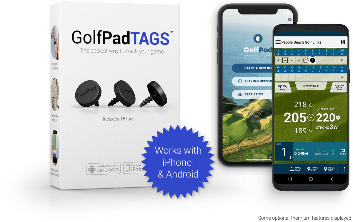 Refurbished Golf Pad TAGS Shot Tracking System – 15 Tags