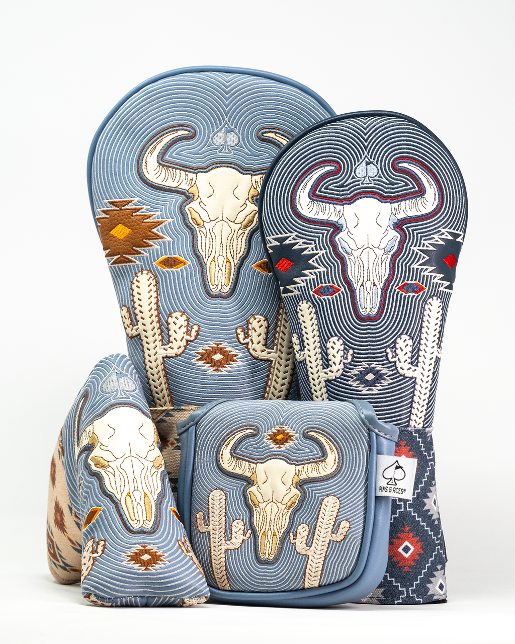 Pins & Aces Western Aesthetic Blade Putter Headcover
