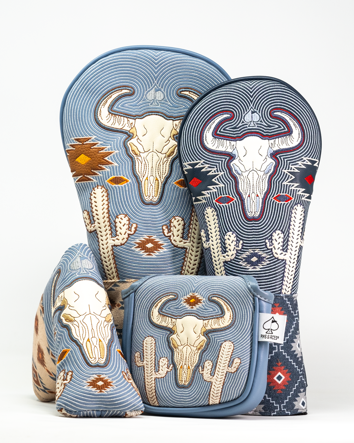 Pins & Aces Western Aesthetic Blade Putter Headcover