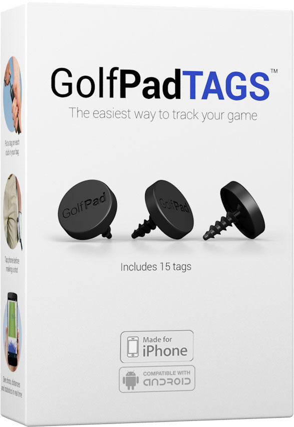 Refurbished Golf Pad TAGS Shot Tracking System – 15 Tags